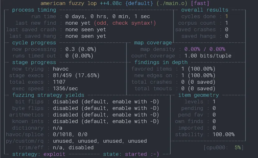 Notes on fuzzing with AFL and shared libraries can't resolve symbols